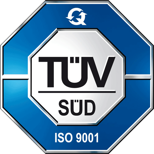 Certificazione ISO 9001:2015 con TUV SUD